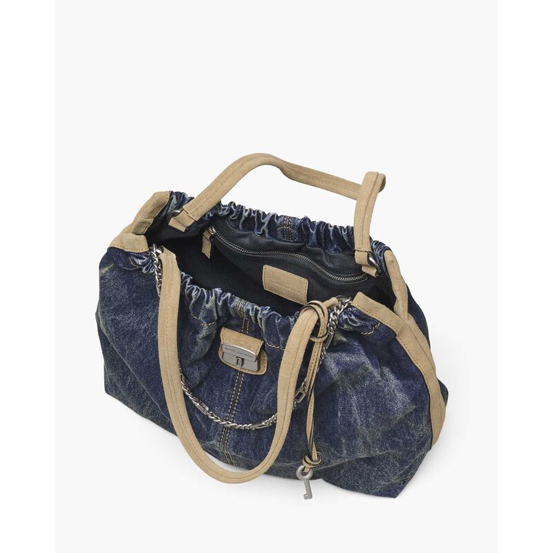 MARC JACOBS The Denim Suede Cristina Tote image number 2